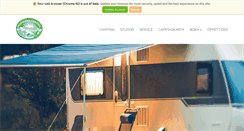 Desktop Screenshot of gronhagscamping.se